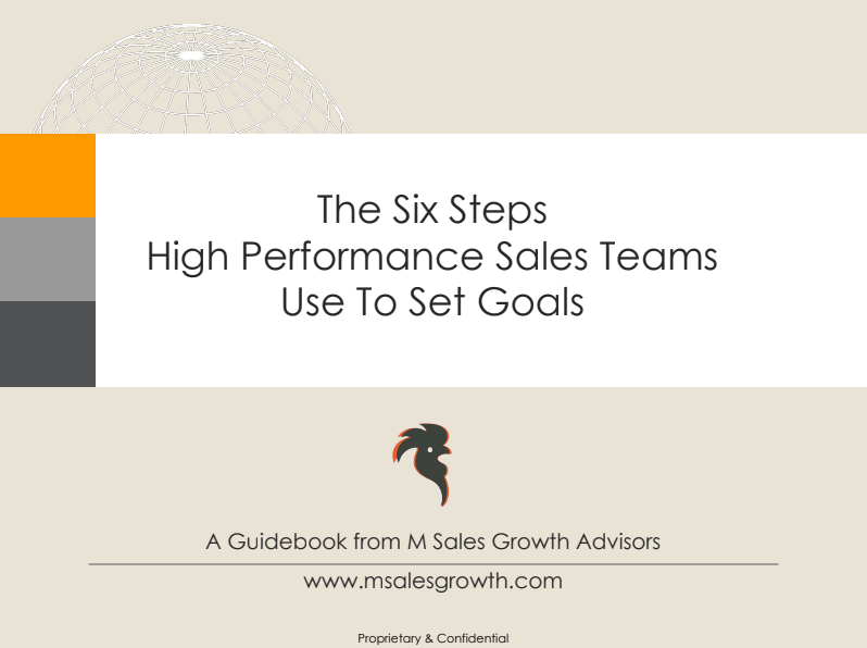 The Six Steps High-Performance Sales Teams Use to Set Goals