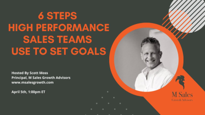 6 Steps High-Performance Sales Teams Use To Set Goals
